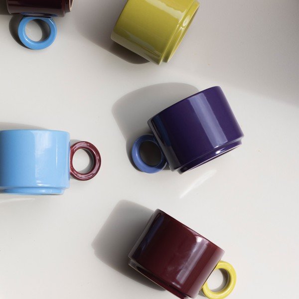 Тъмнолилава глинена чаша 280 ml Lou – ONA-image-2