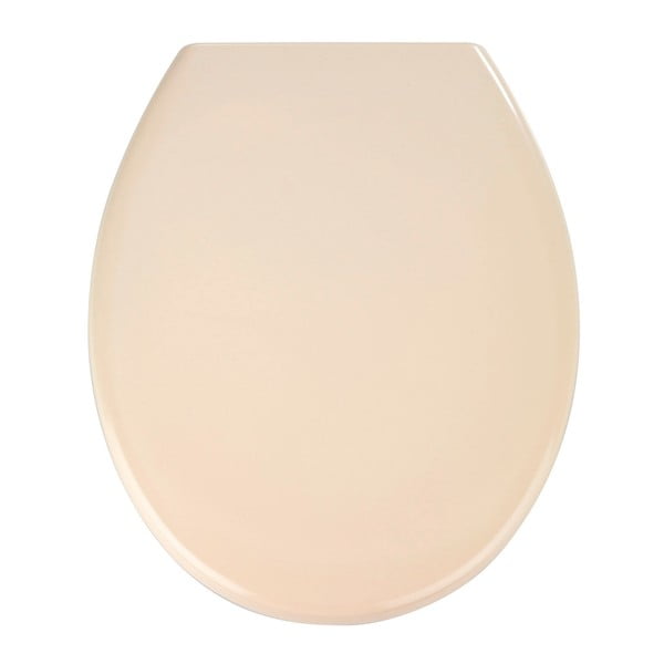 Светлорозова лесно затваряща се тоалетна седалка Premium Ottana, 44,5 x 37,5 cm - Wenko