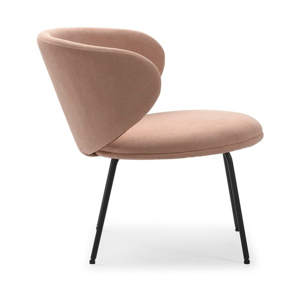 Светлорозово кресло Rush – Marckeric-image-4