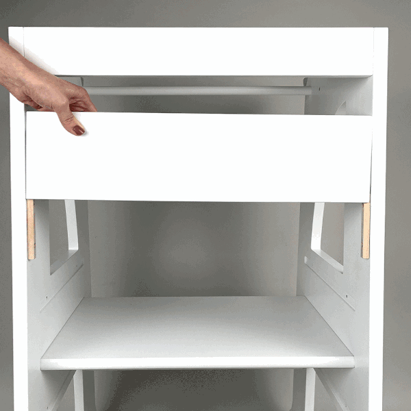 Предна бяла лента към учебната кула Montessori - Rocket Baby-image-3