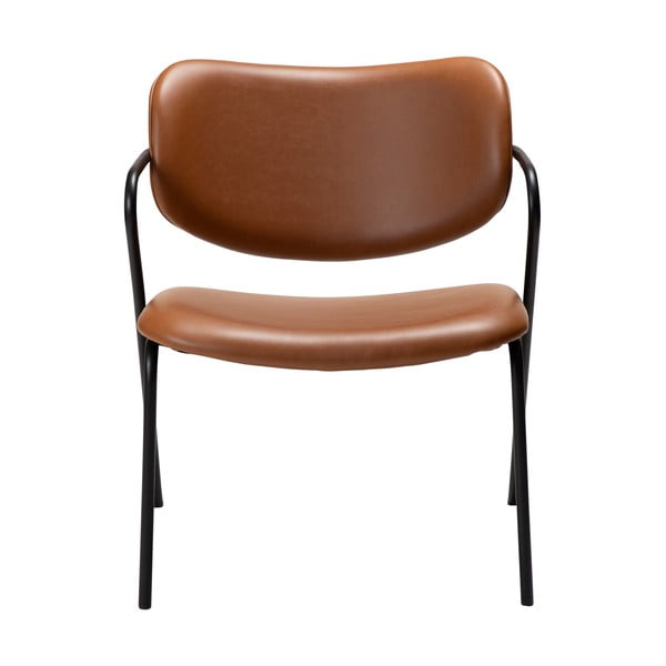 Кафяв фотьойл от изкуствена кожа в цвят коняк Zed - DAN-FORM Denmark-image-2