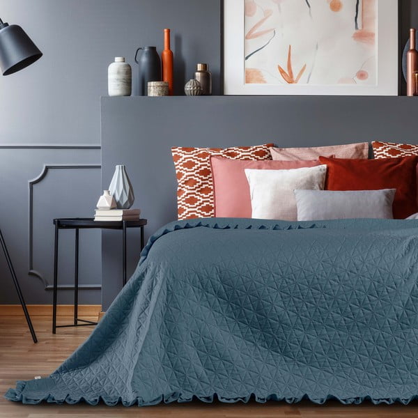 Синя покривка за легло Marine, 260 x 240 cm Tilia - AmeliaHome-image-1