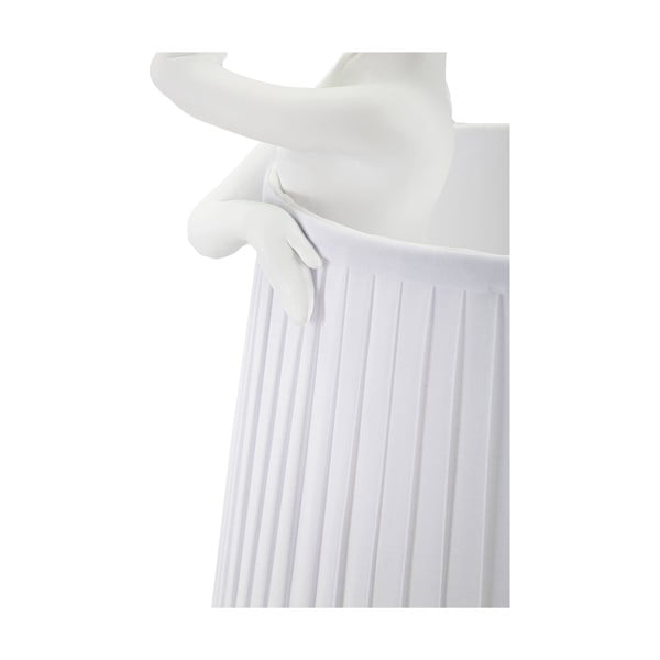 Бяла настолна лампа с текстилен абажур (височина 62,5 cm) Ballet – Mauro Ferretti-image-4