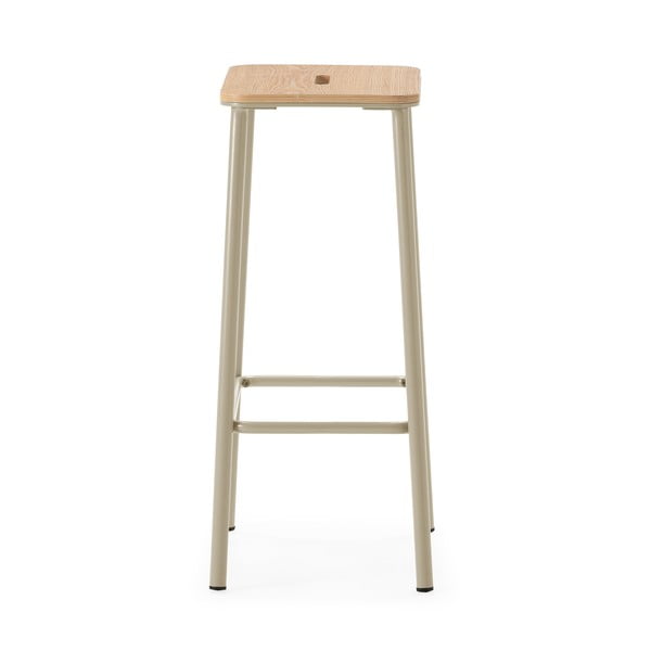 Кремави бар столове в комплект 2 бр. (височина на седалката 65 cm) Abba – Marckeric-image-3