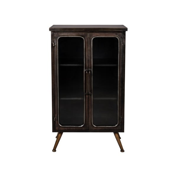 Черна метална витрина 60x100x35 cm Denza – Dutchbone