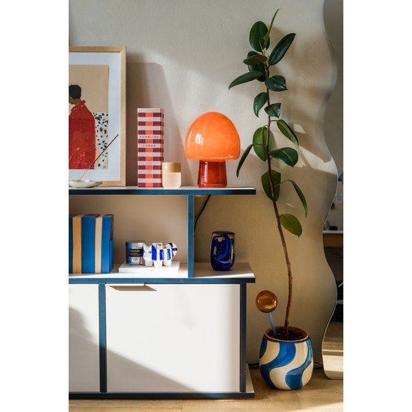 Червена настолна лампа (височина 27 cm) Gozar  – Leitmotiv-image-1