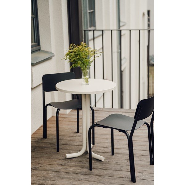 Черен градински стол метален Kei – noo.ma-image-4