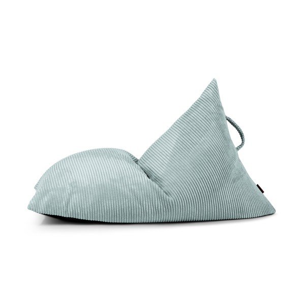 Детски пуф от рипсено кадифе в цвят мента Razzy – SLOWDOWN