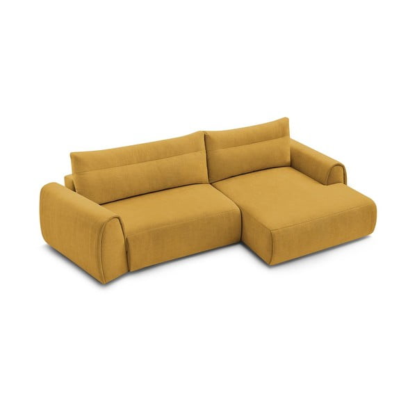 Ъглов диван в цвят жълта охра Aden – Bobochic Paris-image-4