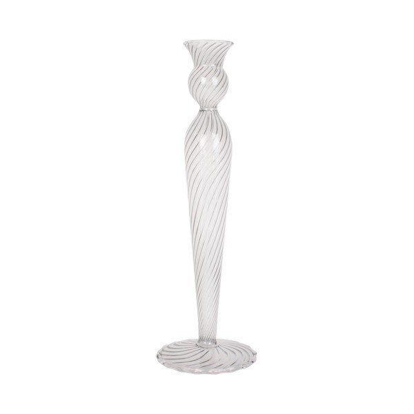 Стъклен свещник, височина 26,5 cm Swirl - PT LIVING