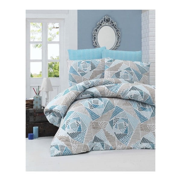 Спално бельо за двойно легло с чаршаф и калъфка за възглавница Монтана, 160 x 220 cm - Mijolnir