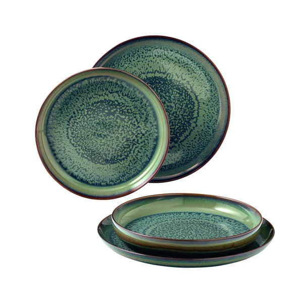 Комплект зелени порцеланови чинии от 4 части Villeroy & Boch Like Crafted - like | Villeroy & Boch