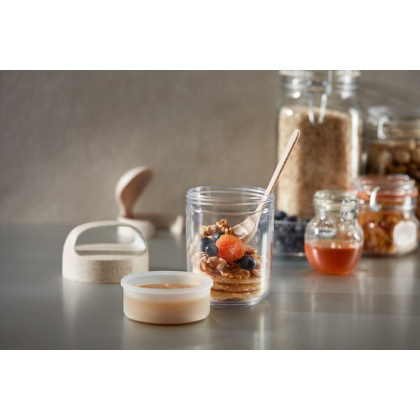 Бурканче за кисело мляко с лъжица To Go Organic – Lékué-image-4