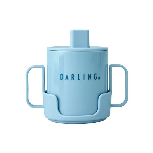 Светлосиня детска чаша Darling Mini - Design Letters-image-2