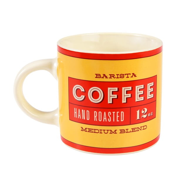 Червена/кремава керамична чаша 350 ml Barista – Rex London