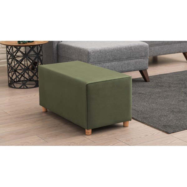 Зелена табуретка Lotus – Balcab Home-image-1