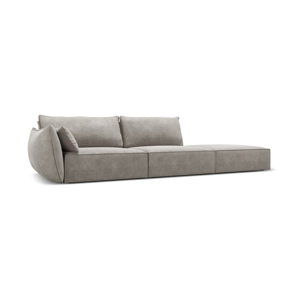 Светлосив шезлонг (ляв ъгъл) Vanda – Mazzini Sofas-image-2