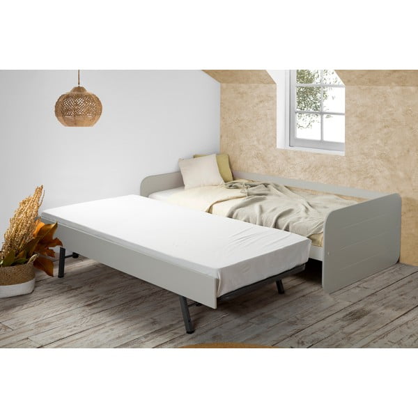 Сиво детско легло с разтегателно легло , 90 x 190 cm Redona - Marckeric-image-1