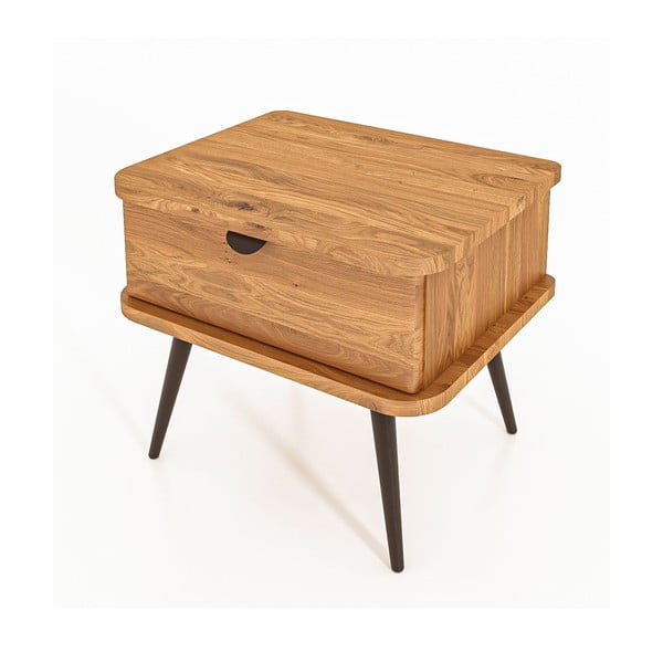 Нощно шкафче от дъбова дървесина в естествен цвят Kula - The Beds-image-3