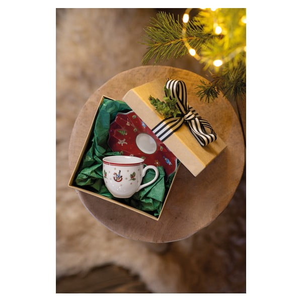 Бяла порцеланова чаша с коледен мотив Villeroy & Boch - Villeroy&Boch-image-1