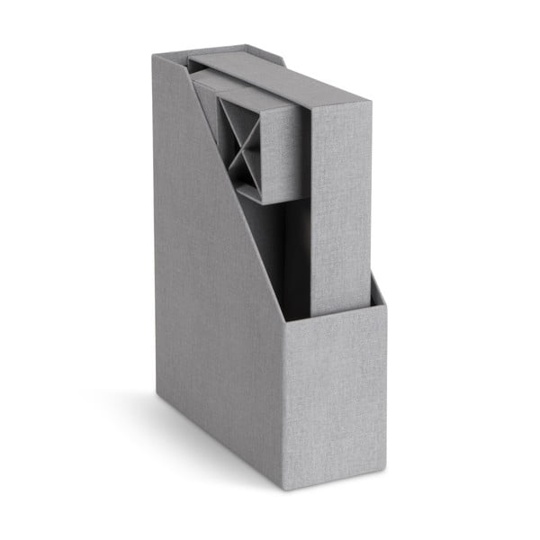 Картонени органайзери в комплект от 4 бр. Hugo Canvas Paper Laminate – Bigso-image-2