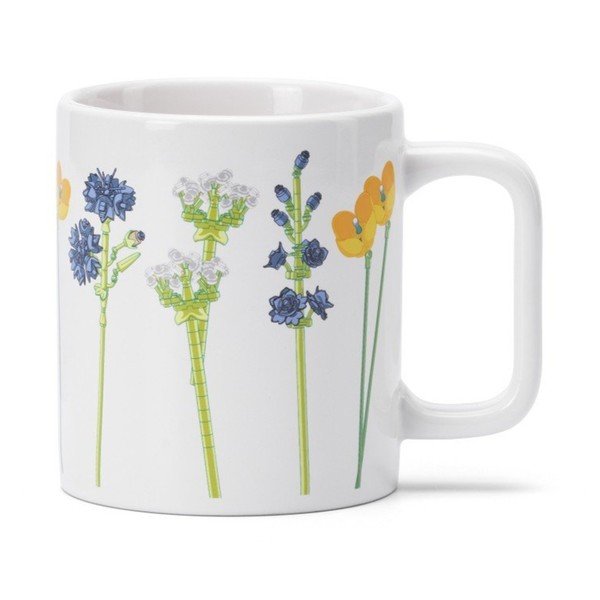 Бяла керамична детска чаша 300 ml Meadow Flowers – LEGO®