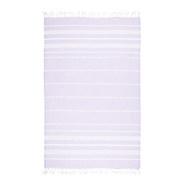 Светлолилава памучна кърпа Cotton Collection Classic Light Lilac, 100 x 180 cm - Kate Louise