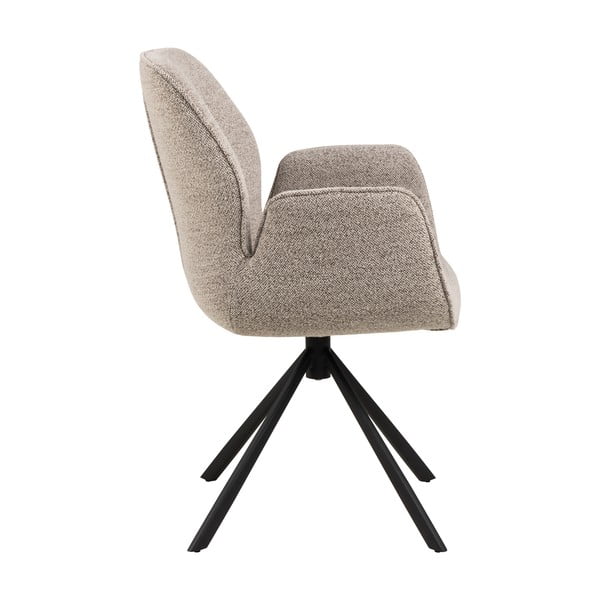 Тъмносив тапициран трапезен стол Aura – Actona-image-4