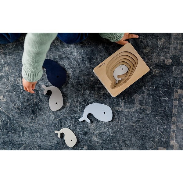 Дървен  пъзел Whale – Kindsgut-image-1