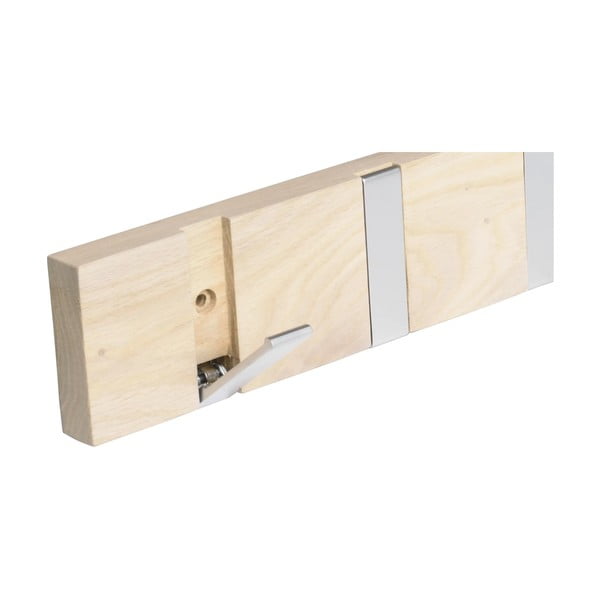 Черна стенна закачалка от масивен дъб Confetti – Rowico-image-3