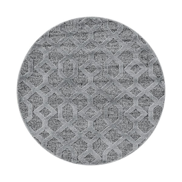 Сив кръгъл килим ø 80 cm Pisa – Ayyildiz Carpets