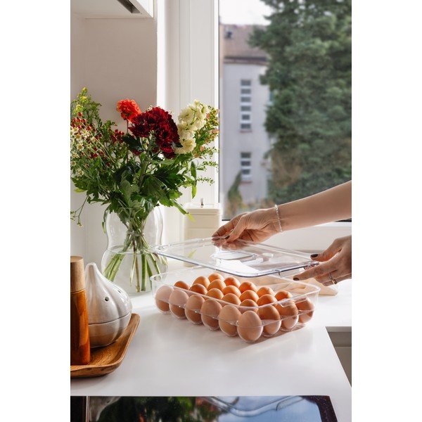 Стъклена ваза (височина 20 cm) Clara – Casa Selección-image-1