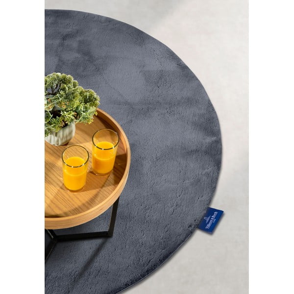 Антрацитен кръгъл килим ø 160 cm Leon – Villeroy&Boch-image-2