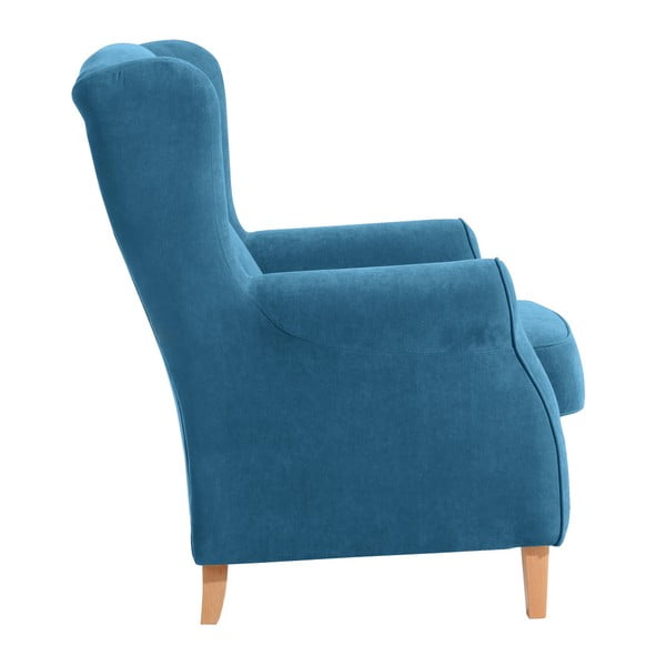 Петролно син фотьойл Lorris - Max Winzer-image-2