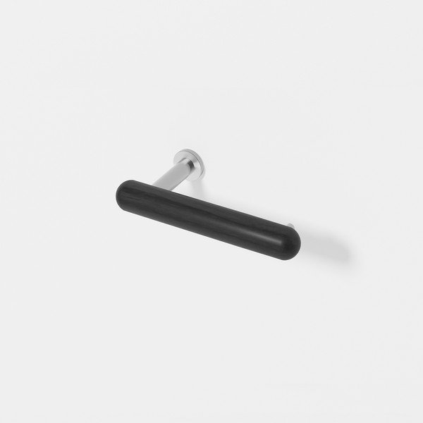 Монтиран на стената държач за тоалетна хартия от черен дъб Yoku - Wireworks-image-1