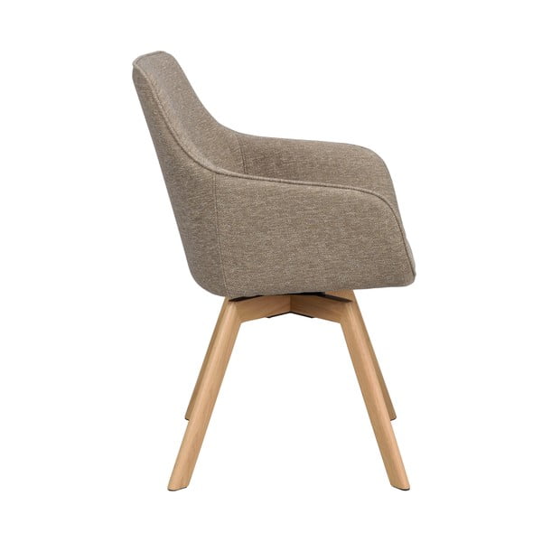 Бежови тапицирани трапезни столове в комплект 2 бр. Alison – Rowico-image-4