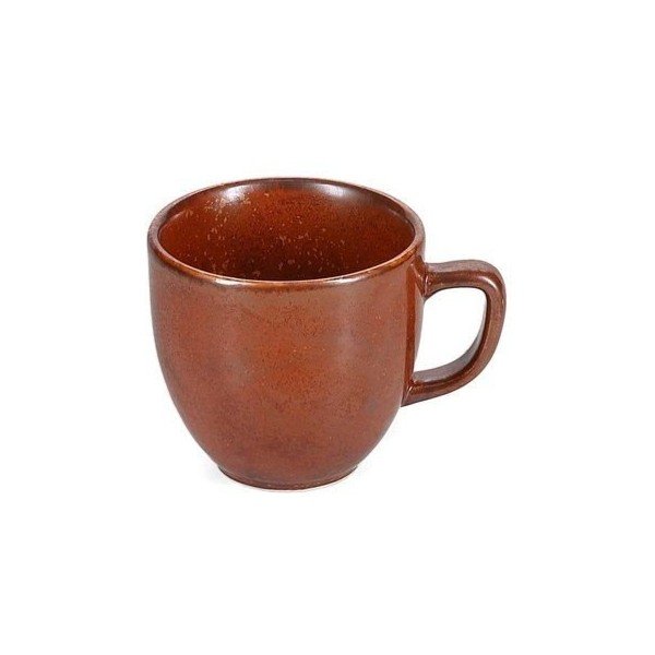 Кафява порцеланова чаша за капучино 200 ml Ovio – BonBistro-image-2