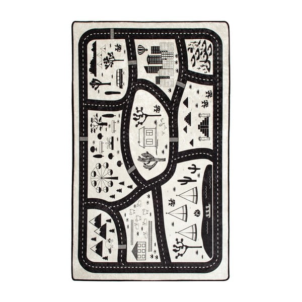 Детски килим Black City, 140 x 190 cm - Conceptum Hypnose