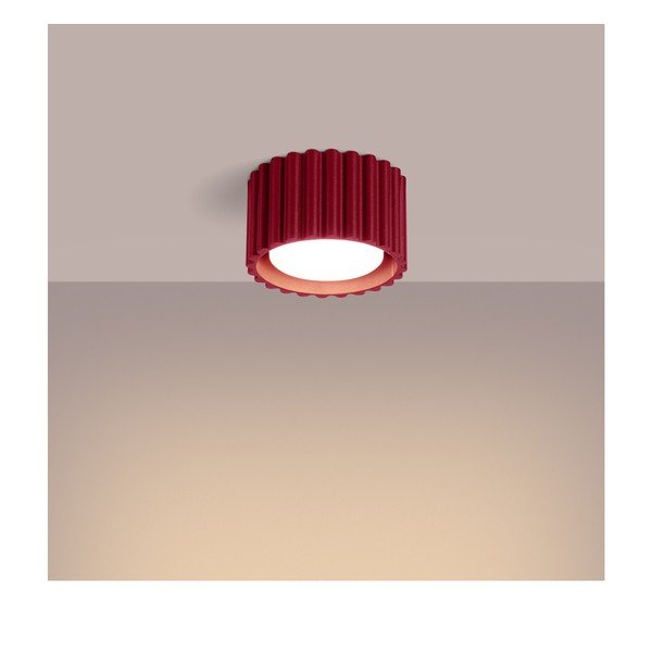 Бордо метален прожектор ø 10 cm Zora – Sollux-image-4