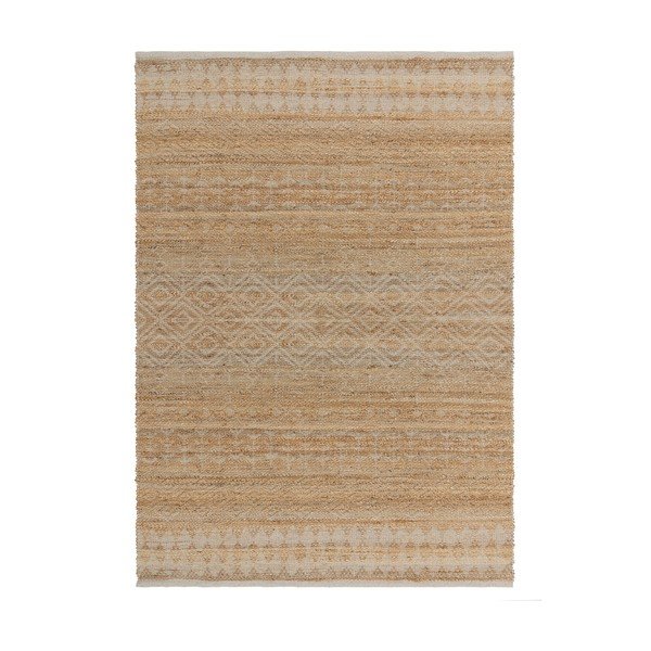 Ръчно изработен килим със смес от юта в естествен цвят 160x230 cm Asher Natural – Asiatic Carpets