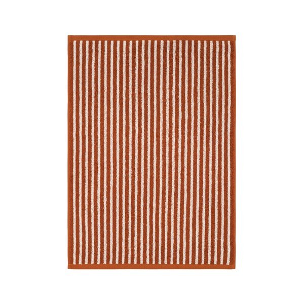 Памучна кърпа в цвят кафяв коняк/кремава 50x70 cm Dixie – Jotex