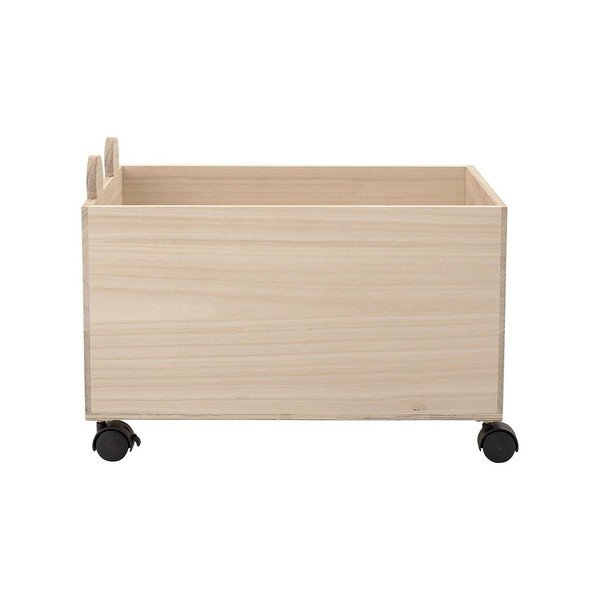 Дървена детска кутия за съхранение на колела Elene - Bloomingville Mini-image-2