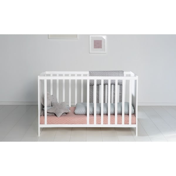 Бяло детско креватче за съвместно спане 60x120 cm Hamburg – Roba-image-1