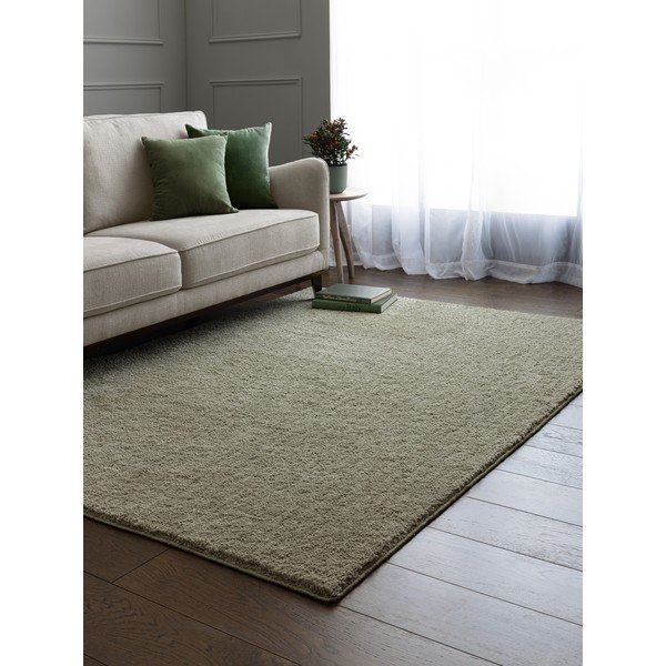 Зелен килим подходящ за пране 160x230 cm Super Snug – Asiatic Carpets-image-1