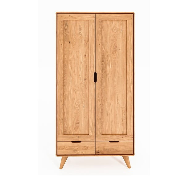 Дъбов гардероб 90x180 cm Greg - The Beds-image-1