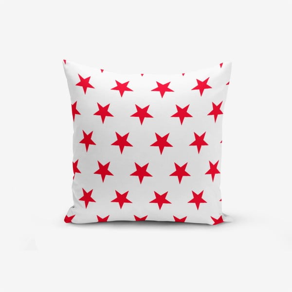 Калъфка за възглавница от памучна смес Red Star Modern, 45 x 45 cm - Minimalist Cushion Covers