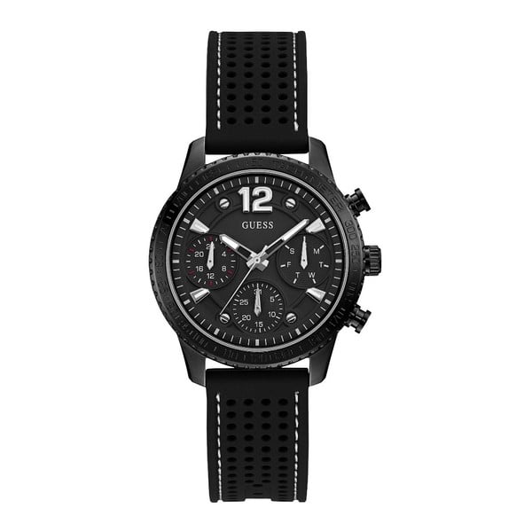 Дамски часовник с черна силиконова каишка W1025L3 - Guess
