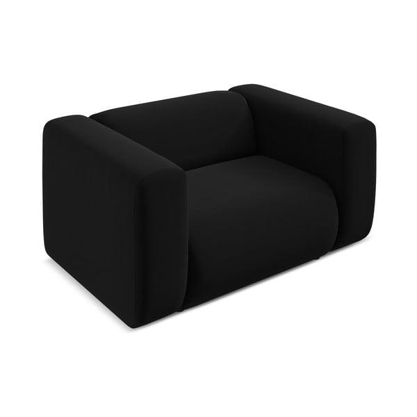 Черно кадифено кресло Ekahi – Makamii-image-3