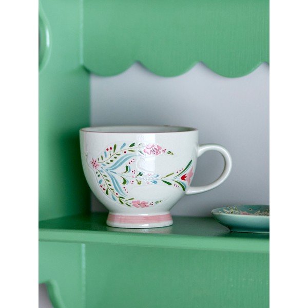 Бели керамични чаши в комплект 4 бр. 400 ml Rosalynde – Bloomingville-image-1