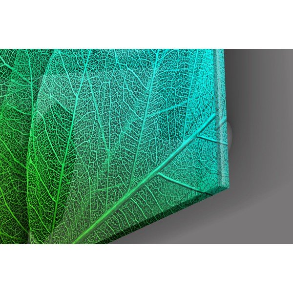 Стъклена картина Green Leaf - Insigne-image-2